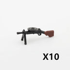 5/10 WW2 Soldier Weapons Building Block Two-color Printing Machine Rifle Submachine Sniper Guns Military Accessories Bricks C238 - CADA BRICKS®