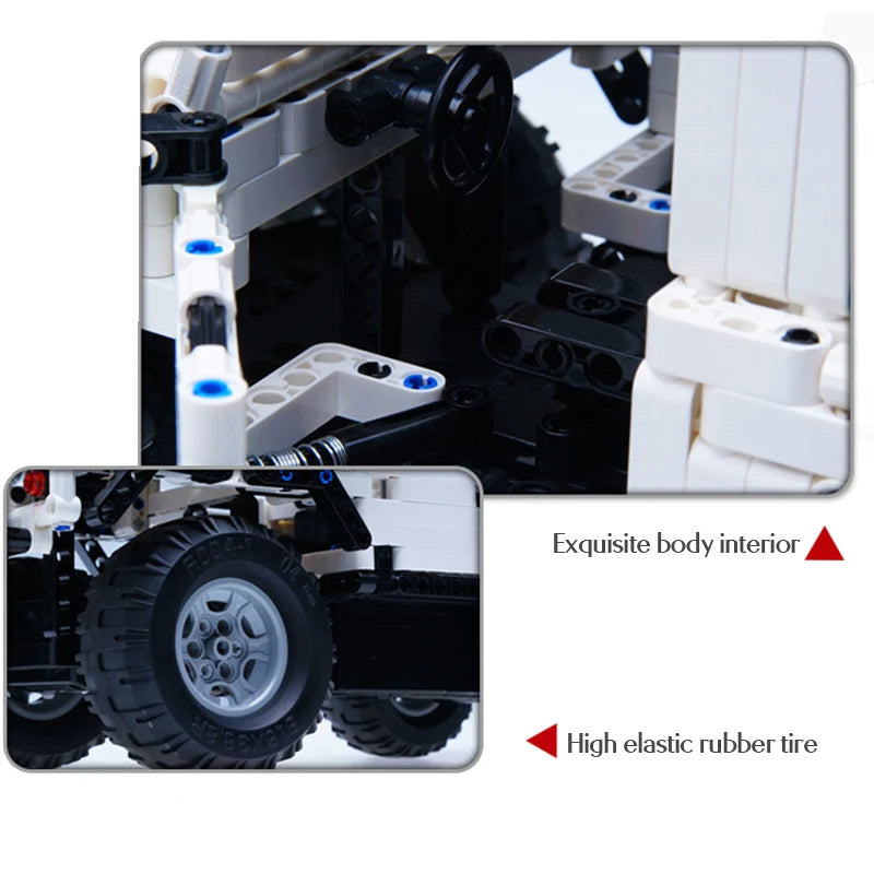 Cada 533Pcs Defender Remote Control Car Building Blocks For RC Car Model SUV City Brick Toys For Children Boys - CADA BRICKS®