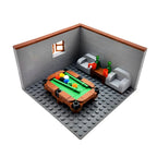 Byhus Byggeklosser Leker for Barn Gutter Jenter DIY Gaver MOC Klosser Soverom Stue Møbelmodell Leker Klosssett
