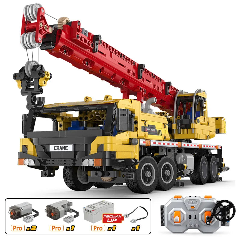 Cada City Remote Control Engineering Vehicle Truck Crane Building Blocks MOC RC Car Bricks DIY Toys For Children Gifts - CADA BRICKS®