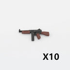 5/10 WW2 Soldier Weapons Building Block Two-color Printing Machine Rifle Submachine Sniper Guns Military Accessories Bricks C238 - CADA BRICKS®