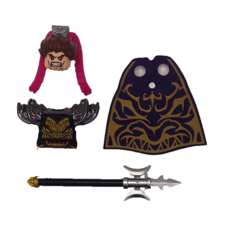 Building Blocks Medieval Knights Three Kingdoms Soldiers Military Bricks Ancient times Chinese characteristics Toys For Children