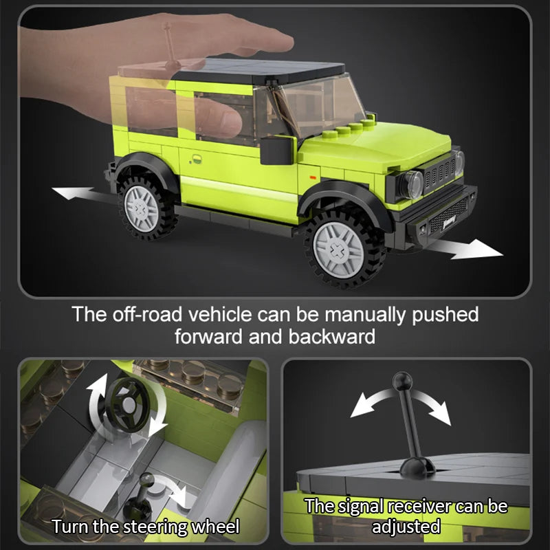 Cada 1:24 City SUV Compatible Off-road Racing Car Vehicle Building Block Classic Bricks Toys For Children Gift - CADA BRICKS®