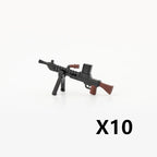 5/10 WW2 Soldier Weapons Building Block Two-color Printing Machine Rifle Submachine Sniper Guns Military Accessories Bricks C238 - CADA BRICKS®