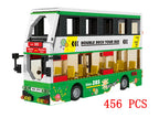 Bus City UK London Building Blocks School Vehicle Friends Wedding Car Traffic Bricks Double Station Girls Gifts Technique Toys - CADA BRICKS®