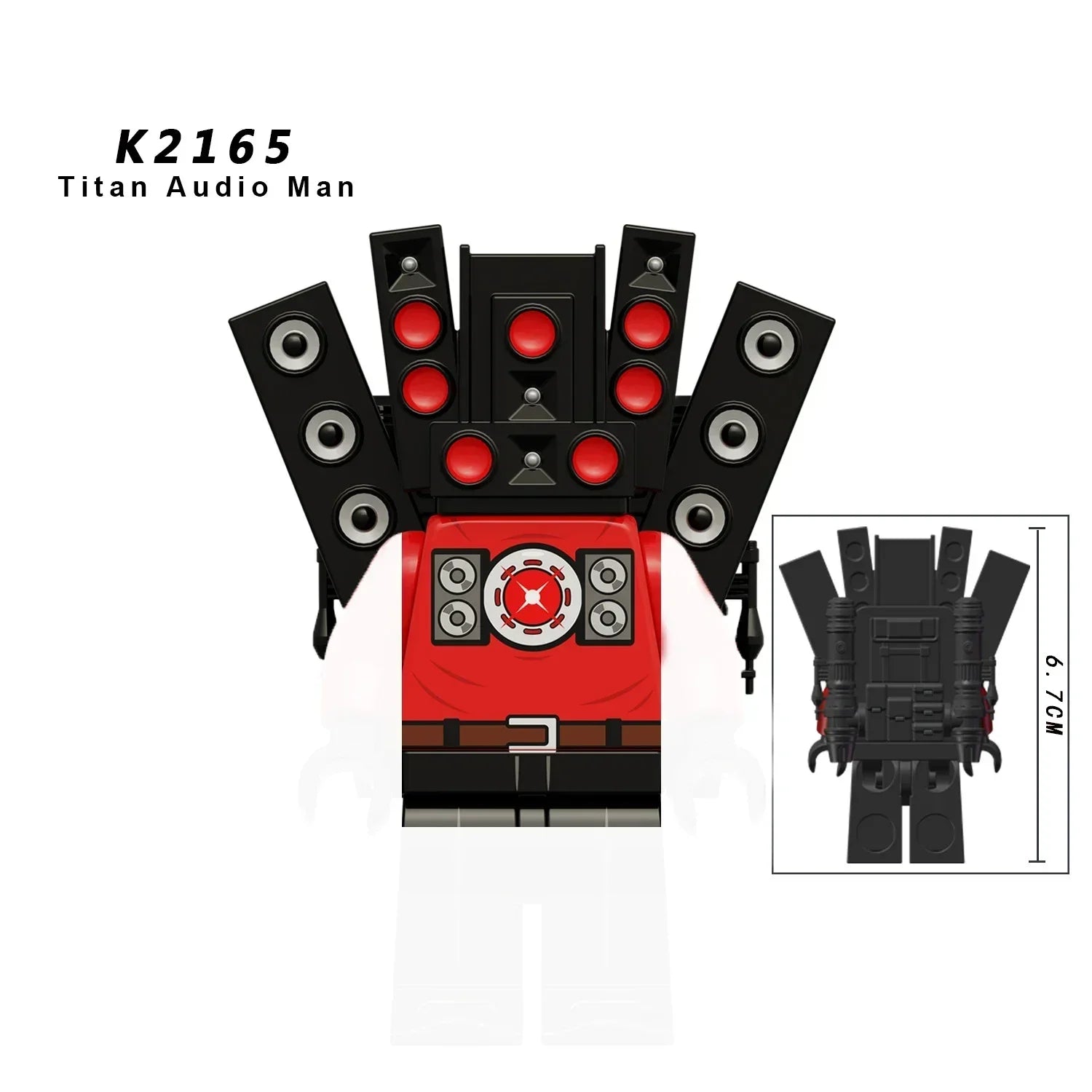 New KDL SWAT Skibidi Toilet Man Figures Anime Block Toys TvMan Titan Cameraman Speakerman Bricks Model Toy For Kid Birthday Gift - CADA BRICKS®