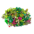 Plantes de jardin Jungle DIY MOC Blocs de construction Arbre/Fleur/Herbe Assemblage de petites particules Briques Pièces Jouets éducatifs Cadeau pour enfants