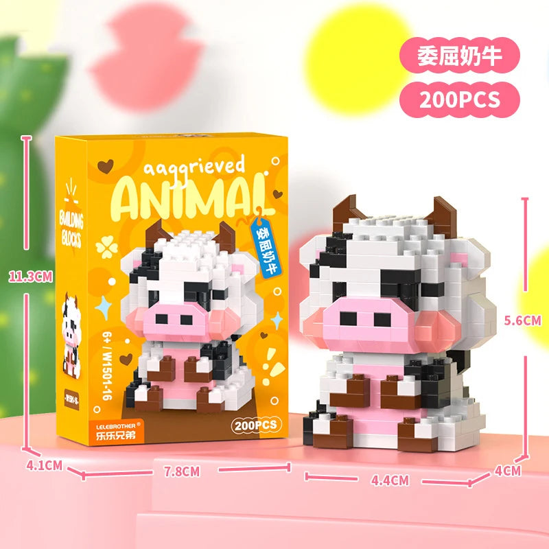 Adults Animals Micro Particle Building Blocks Toy for Children 6 to 12 Years Old Boy Birthday Gift Dog Cat Mini Bricks Girl Toys - CADA BRICKS®