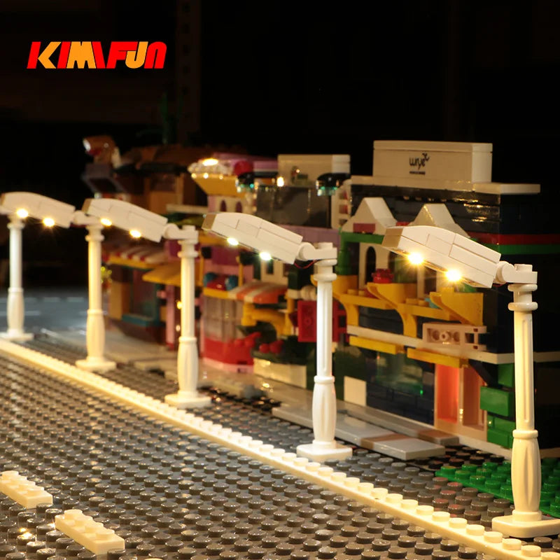 10PCS 0.8mm Pin RGB LED Building Blocks USB Lamp DIY Street Light City Electric Decorate 1X1 Brick Toy Compatible All Brands - CADA BRICKS®