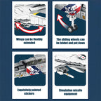 MOC Military Series Jump Jets F14 F16 F18 F22 F35 Aircraft Building Blocks War Fighter Model Bricks Toys For Childrens Boy Gifts