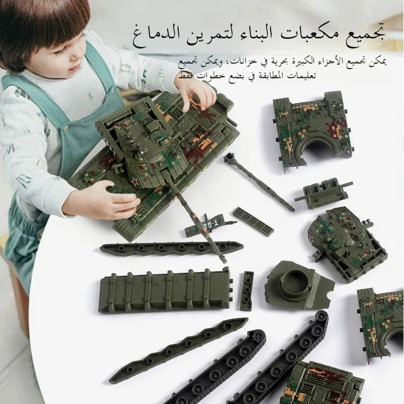 Assembled Fighter Jet Model Toy for Boys Tank Military Simulation Building Blos Gift B2 Stealth Bomber J20 Su35 Ghost