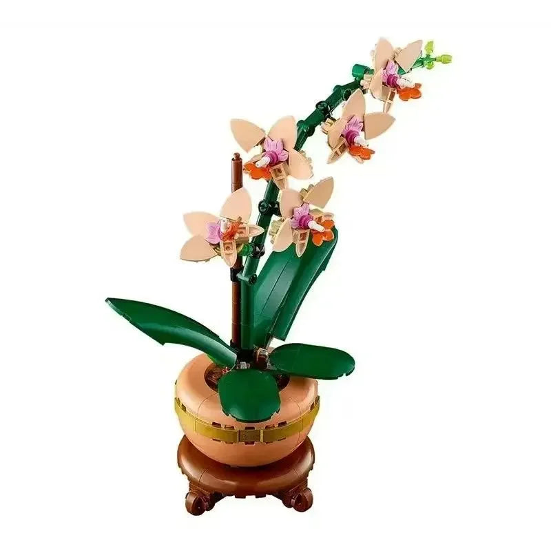 2025 NEW Bouquet 10343 10344 10368 10369 Orchid Bamboo Chrysanthemum Plum Blossom Building Blocks DIY Flowers Toy for Kid Adult