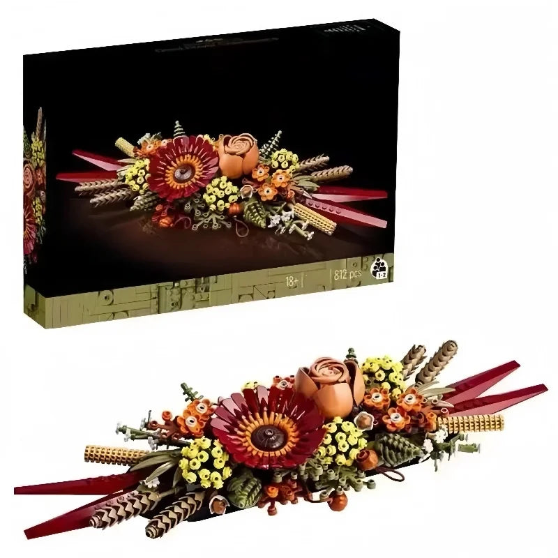 Wildflower Bouquet Building Blocks Set 10313/10314 - Dried Flower Centerpiece Home Decor, Creative DIY Toys for Girls Birthday G