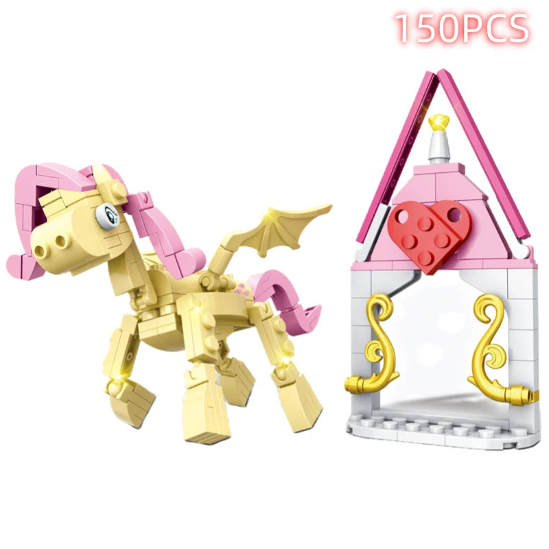 Pony War Mini Model Action Figure Kawaii Building Blocks Compatible Zoon Anime Cities Christmas Hallowmas Birthday Toys Gifts - CADA BRICKS®