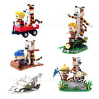 Moc Calvined and Hobbes Building Blocks Classic Comic Book Figure DIY Model Bricks Children Educational Toys Collect gifts - CADA BRICKS®