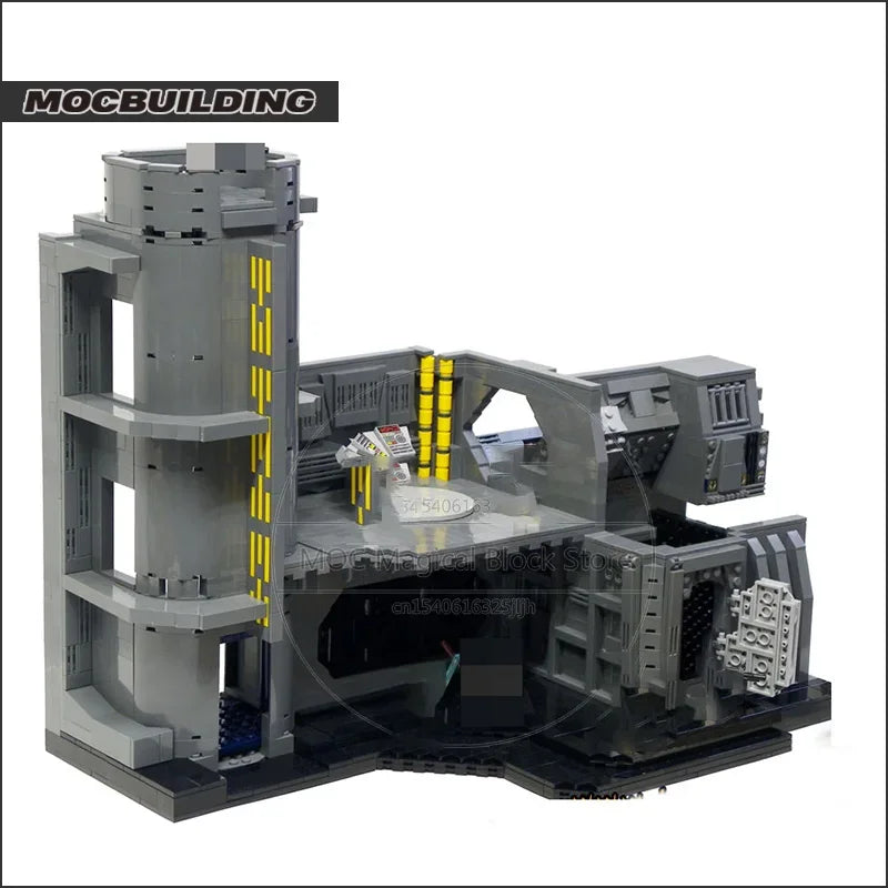 Space Battle Station MOC Building Blocks Movie Diorama Base Architecture Technology Bricks Collection Model Toys Xmas Gifts