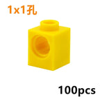 Technical Building Block MOC Combination Studded Long Beam with Hole Thick Bricks Compatible 3703 32018 3895 2730 3894 3701 3700 - CADA BRICKS®