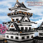 MOC 39101 Japanese Style Architecture Streetview Building Block Himeji Castle Model sets Assembly Bricks Kids Toys Christmas Gif