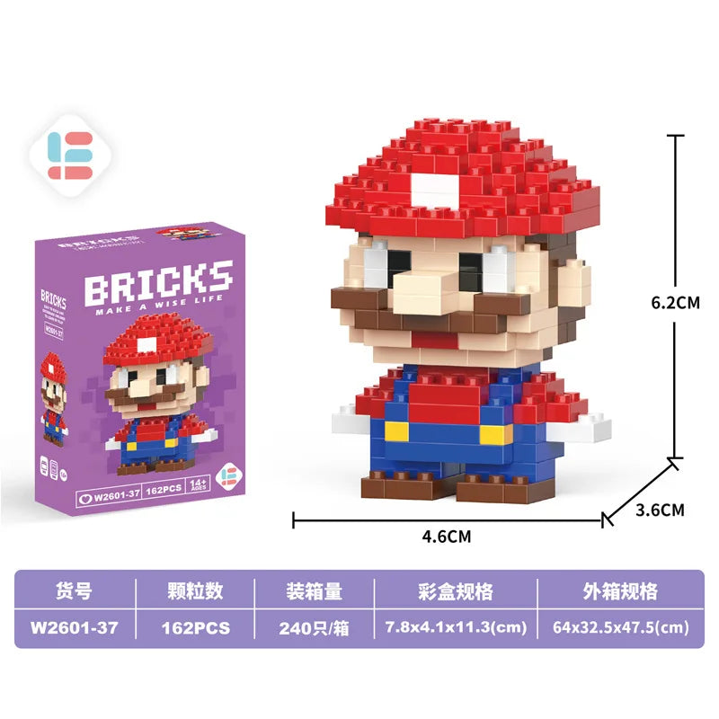 Disney Small Granular Building Model Toy Cartoon Character Stitch, SpongeBob Mini Block Toy Christmas Gift for Children - CADA BRICKS®