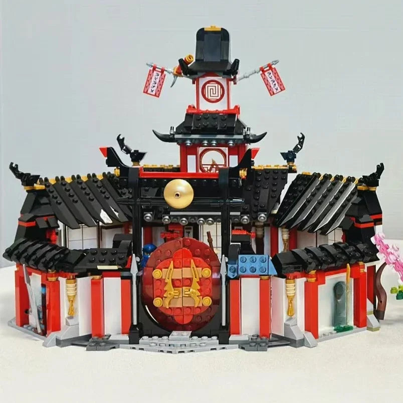 1132pcs Training Hall Red House Monastery of Spinjitzu Building Blocks Toys - CADA BRICKS®