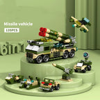 6IN1 Engineering Car Helicopter  Truck Tank City Building Blocks Police Bricks Fire Fighting Brick Set Toys for Children