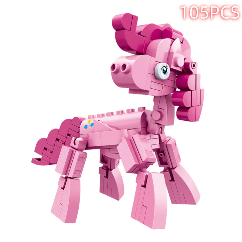 Pony War Mini Model Action Figure Kawaii Building Blocks Compatible Zoon Anime Cities Christmas Hallowmas Birthday Toys Gifts - CADA BRICKS®