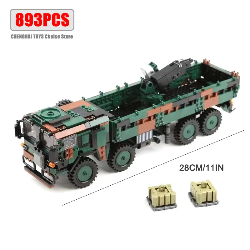 Military ww2 Cannon Assault Armored Vehicle Battle Tank Car Truck Army Weapon Building Blocks Sets Model Boys Toys for Kids Gift