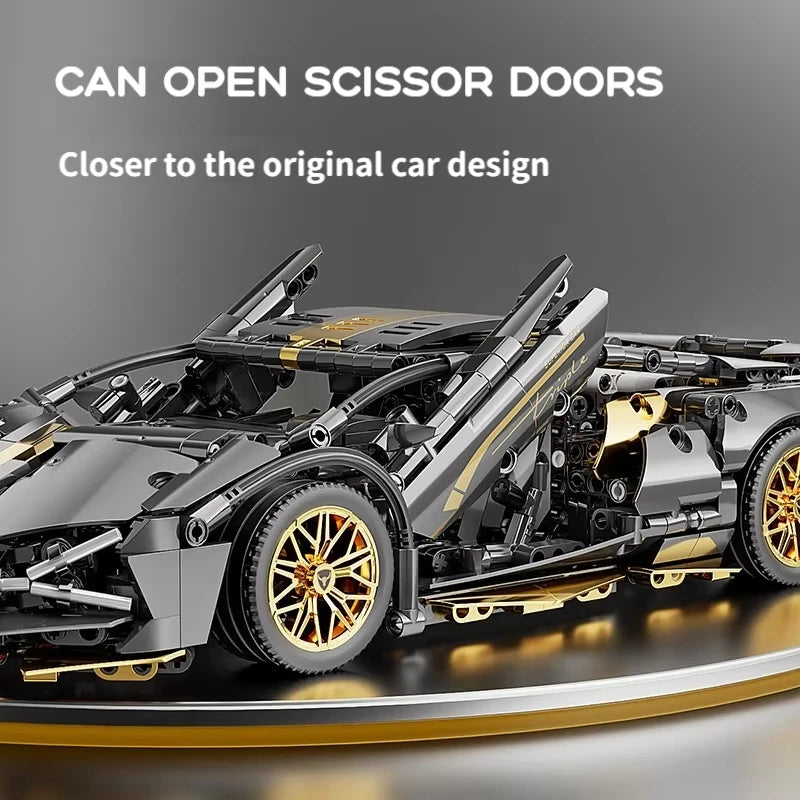 67129 Car MOC 1280pcs Building Blocks Car and Construction Toy Adult Collectible Cars Set to Build 1:14 Scale Sports Car Model - CADA BRICKS®