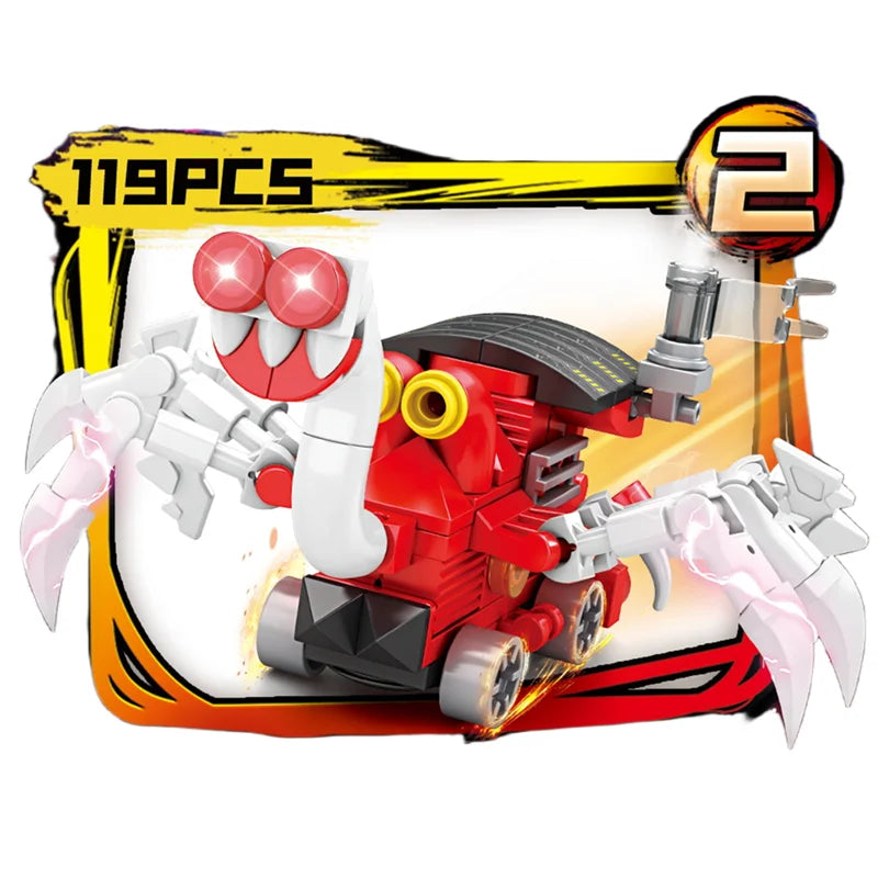 Pony War Mini Model Action Figure Kawaii Building Blocks Compatible Zoon Anime Cities Christmas Hallowmas Birthday Toys Gifts - CADA BRICKS®