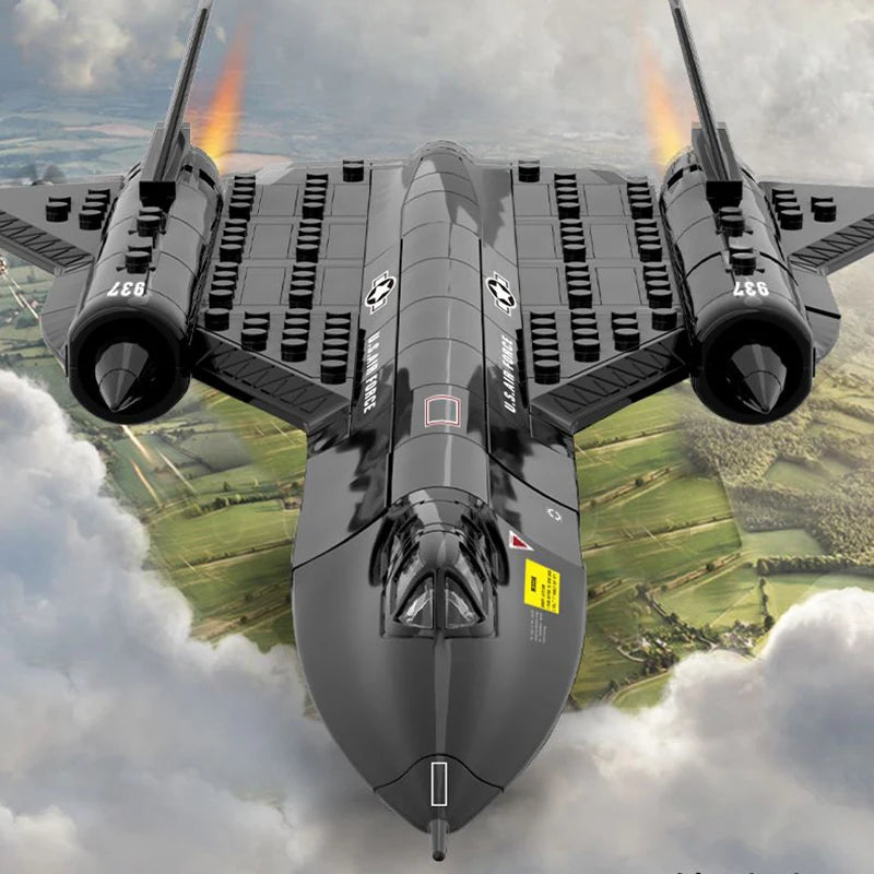 2025 new large F-15 J-20 military combat armed aircraft reconnaissance aircraft building blocks assembled toy boy birthday gift - CADA BRICKS®