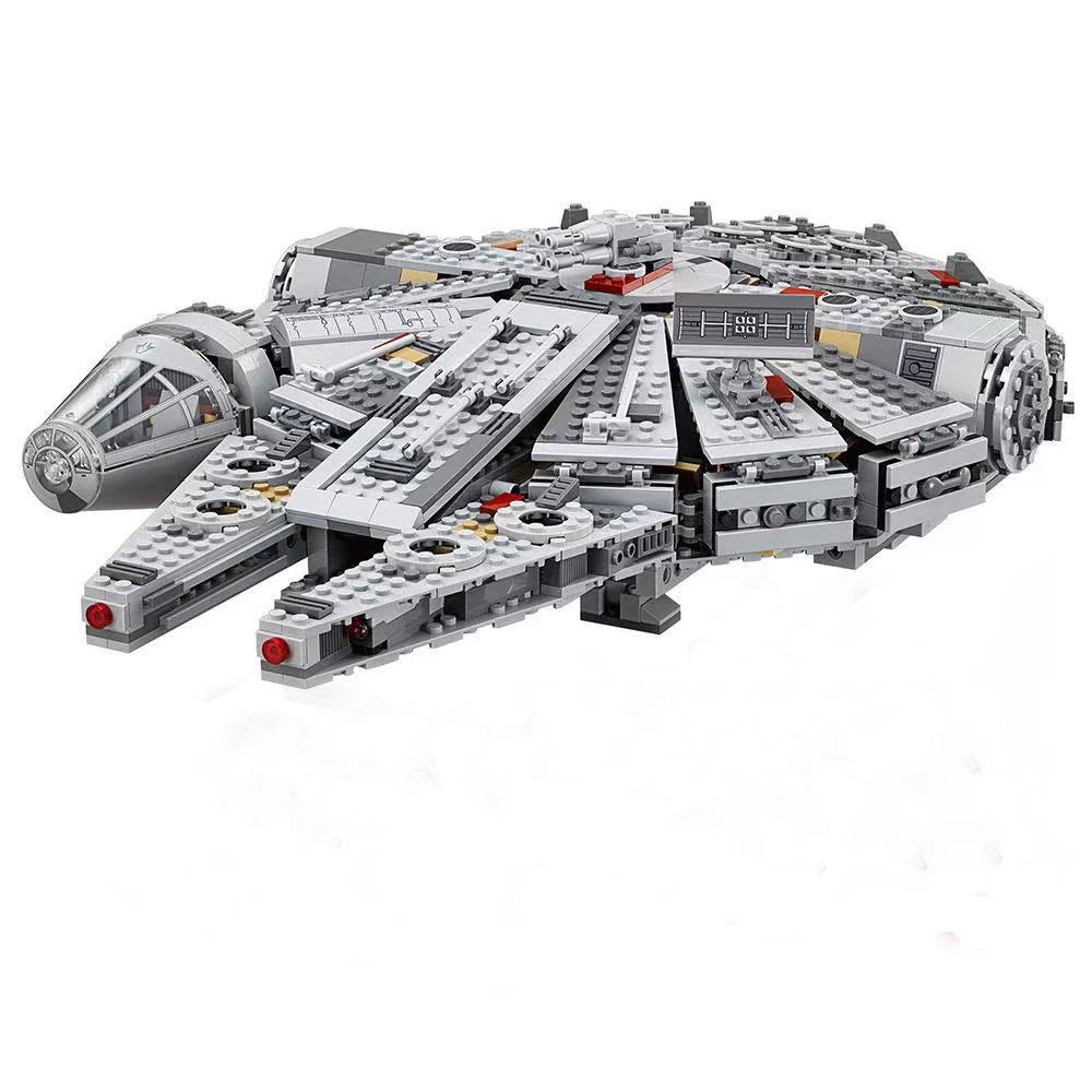 1579PCS Dark Falcon Star Ship Building Blocks - Advanced DIY Space Model for Adult Hobbyists
