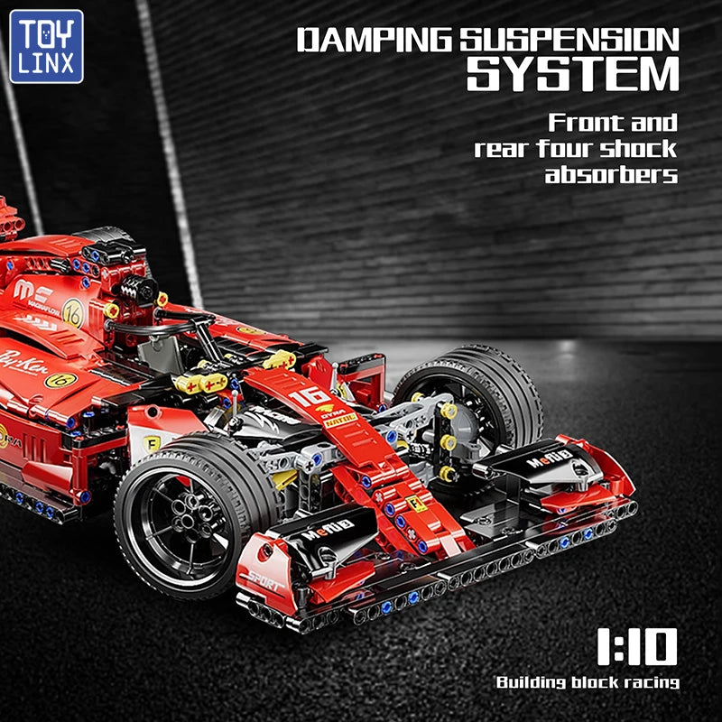 F1 RC Race Cars 1163PCS Building Sets MOC Remote Control Building Blocks Cool Collectible Model Car Kits Building Toys - CADA BRICKS®