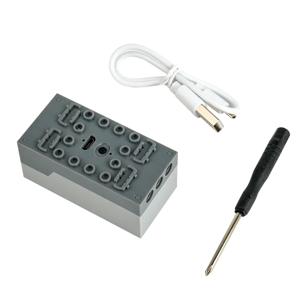 Sports Car Technological Block 1:14 Red Power Function L/Servo Motor Set With Remote Controller Moc Bricks DIY Parts Model Toys