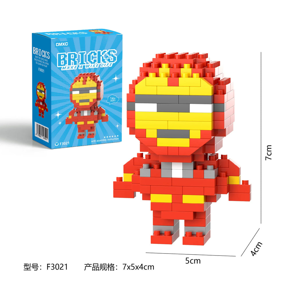 Disney Marvel Legends lega Deadpool Spider Man Building Blocks Iron Man Cartoon Character building block Toys For Children Gifts - CADA BRICKS®