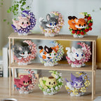 Mini Dog Cat panda raccoon Cute Pet Small Building Block Model Series Ornaments Children's Toy Christmas Birthday Gifts for Kids - CADA BRICKS®