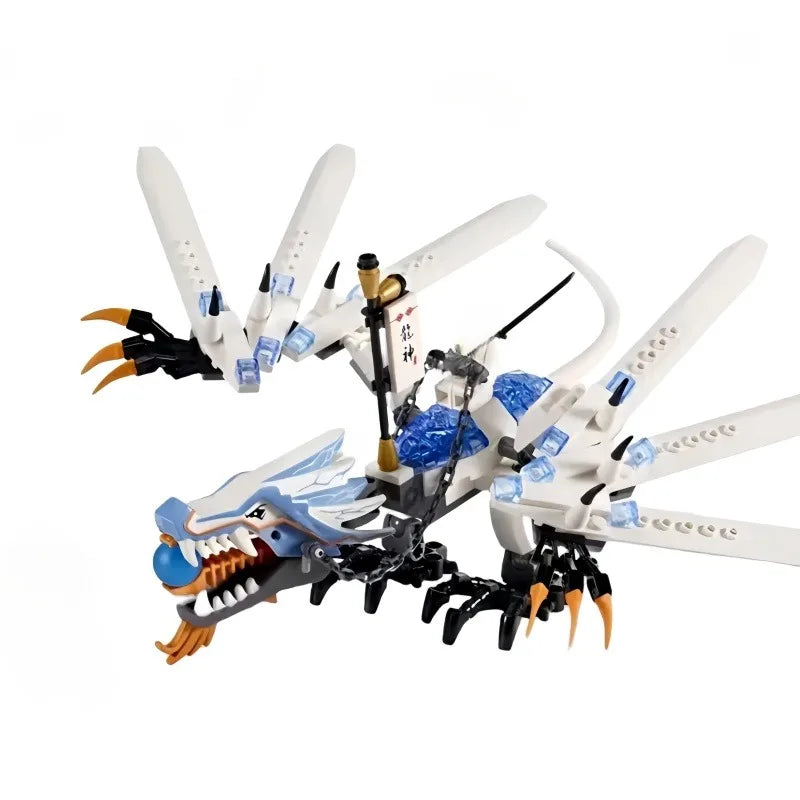 In Stock Initial Frost Dragon Model Robot Mech Educational Building Toy for Boys, DIY Holiday Gift and Collectible Item - CADA BRICKS®