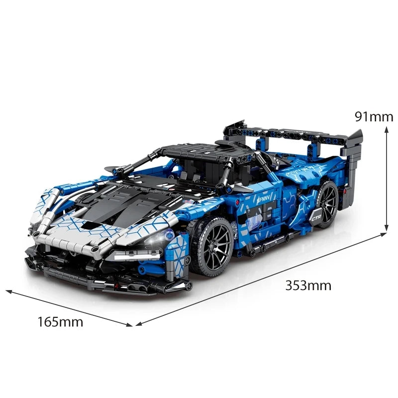 Compatible 42123 Technical Car Senna GTR Building Blocks Super Racing Vehicle OR Remote Control Bricks Toys For Kids - CADA BRICKS®
