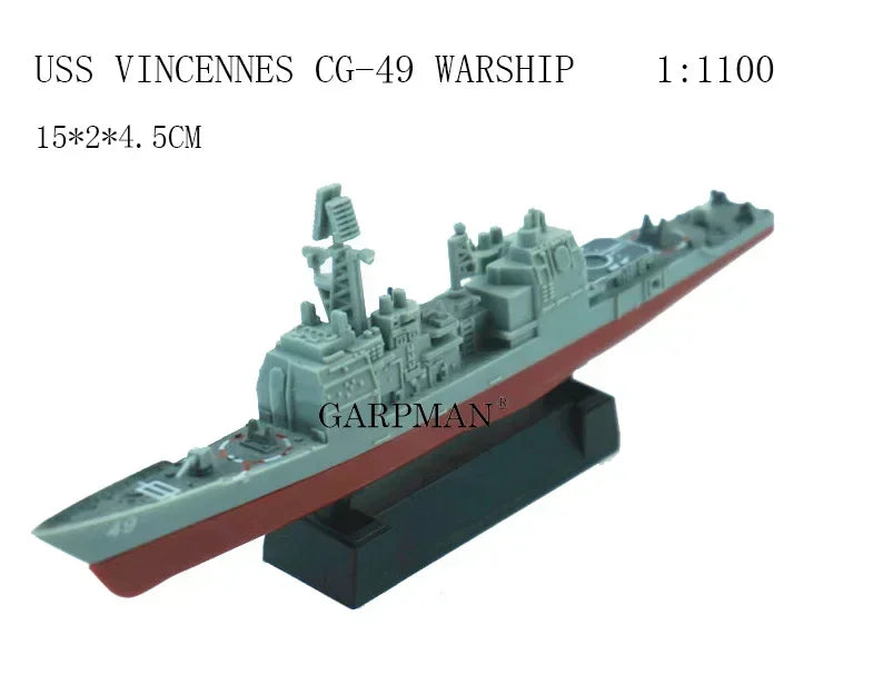 1/2000 Plastic Assemble Warship Cruiser Destroyer Submarine Model Kit WWII Yamato USS Model Ship Puzzle Military Toys For Boys