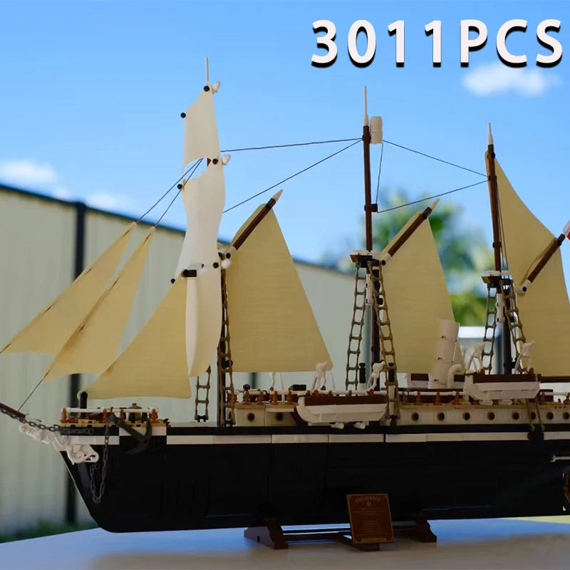 New Resilience Explorer Ship Model Building Blocks 10335 Assembling Toy Christmas Party Gift for Boys