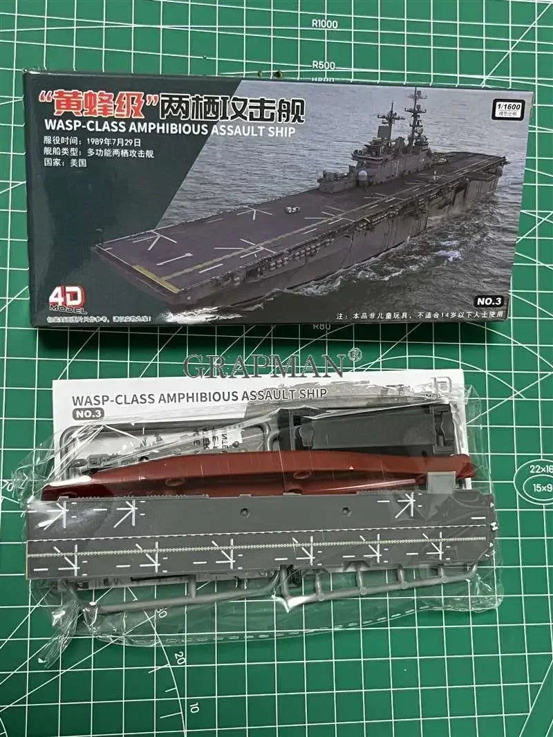 1/2000 Plastic Assemble Warship Cruiser Destroyer Submarine Model Kit WWII Yamato USS Model Ship Puzzle Military Toys For Boys