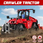 MOULD KING 18020 Technical Crawler Tractor Model Remote Control All Terrain Plowing Truck Building Blocks Toys for Children
