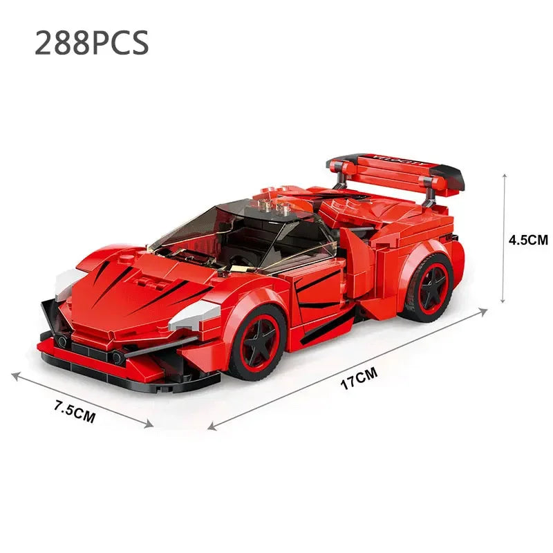 Speed Champions Series Racing Sports Vehiclea Technique Car Supercar Building Blocks Set Bricks Classic MOC Model Toys For Kids - CADA BRICKS®