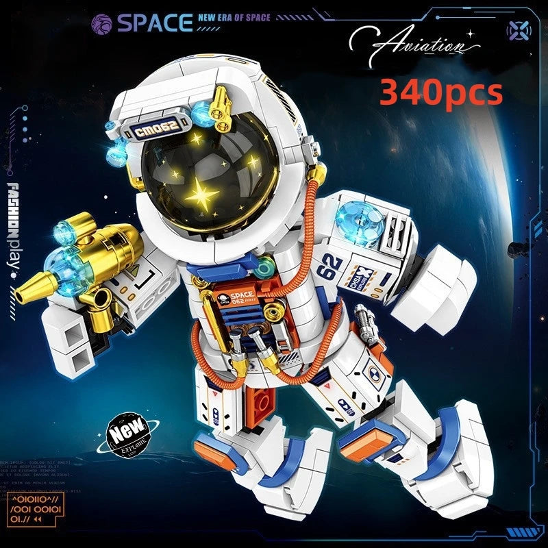 City Shuttle Satellite Rocket Building Blocks Space Station Saturn Astronaut Figure Man Bricks Set Gift for Boys