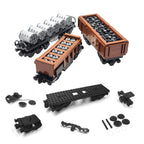 City train building blocks DIY modified accessories, creative MOC assembly track train carriage expansion set, base, wheel parts - CADA BRICKS®