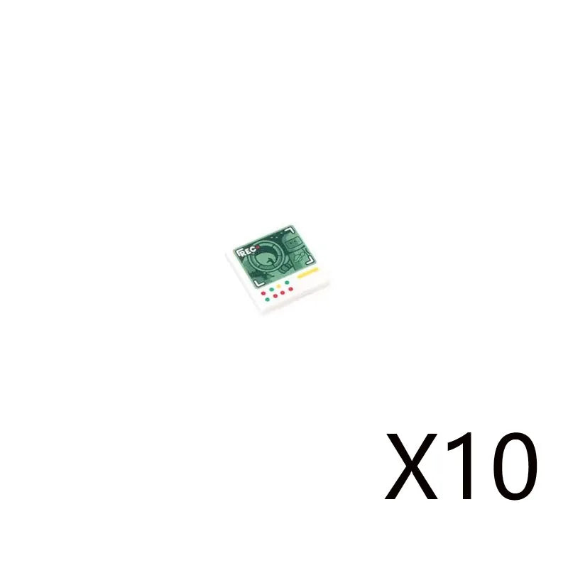 City Printed Accessories Building Blocks Computer Controller Monitor Keyboard Dashboard Mobile Phone Radio Mini Bricks Kids Toys - CADA BRICKS®