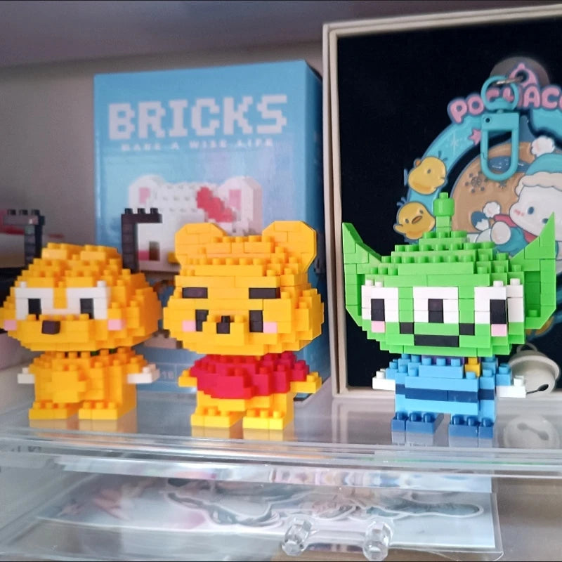 Disney 108 style Stitch LinaBell StellaLou Building Blocks Princess Cartoon Figrues Bricks Children's Assembly Toys Model Gift - CADA BRICKS®