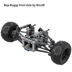 MOC Creative Electric High-tech Parts Building Blocks Electric Remote Control Climbing Car  Model DIY enlighten Toy kids gift