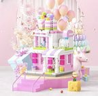 Architecture Street View House Building Blocks DIY Mini City Store Model Toys For Christmas Gifts