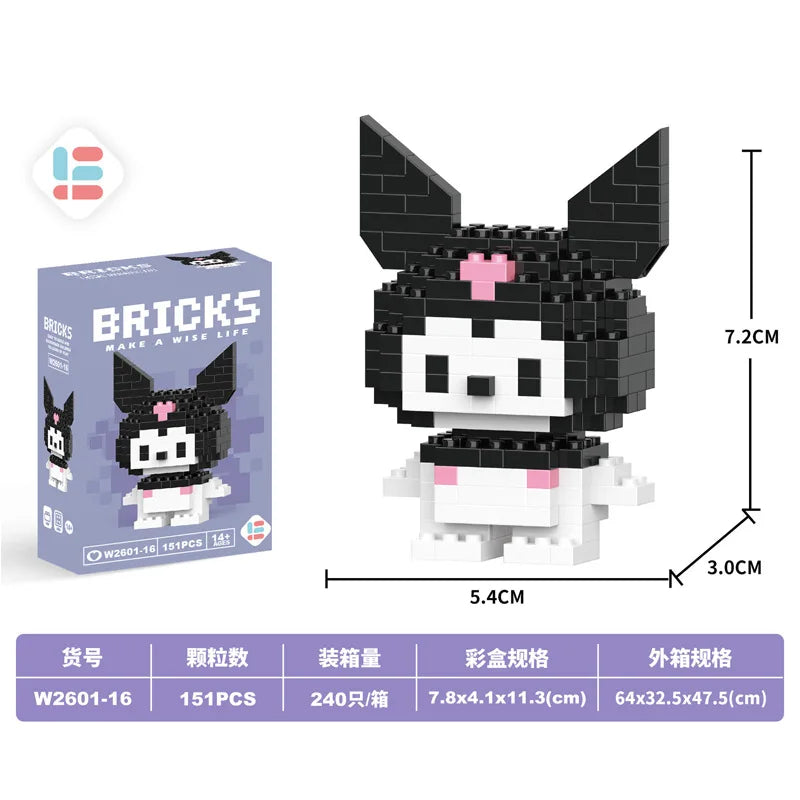 Disney Small Granular Building Model Toy Cartoon Character Stitch, SpongeBob Mini Block Toy Christmas Gift for Children - CADA BRICKS®