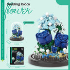 Diy Micro Flower Building Blocks Mini Bricks Particles Eternal Life Flowers Home Decoration Assembling Puzzle Toy Christmas Gift - CADA BRICKS®